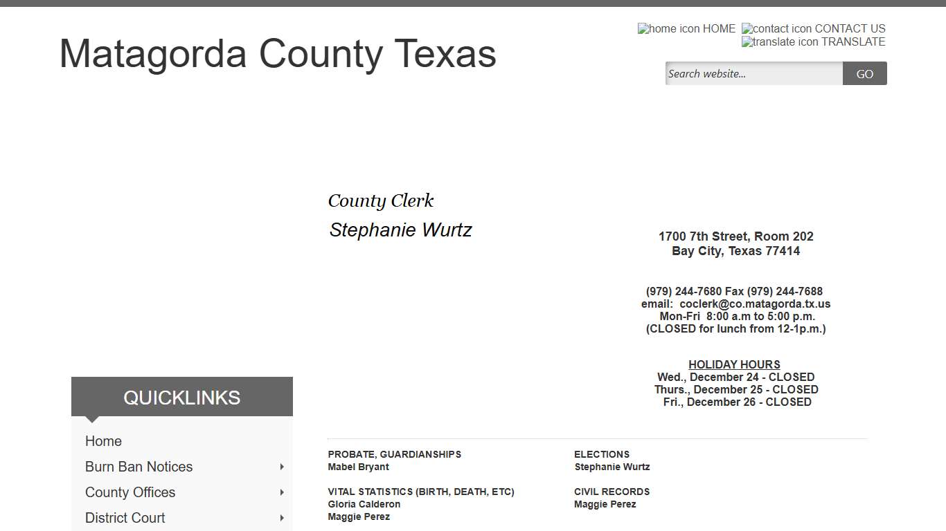 Matagorda County, Texas